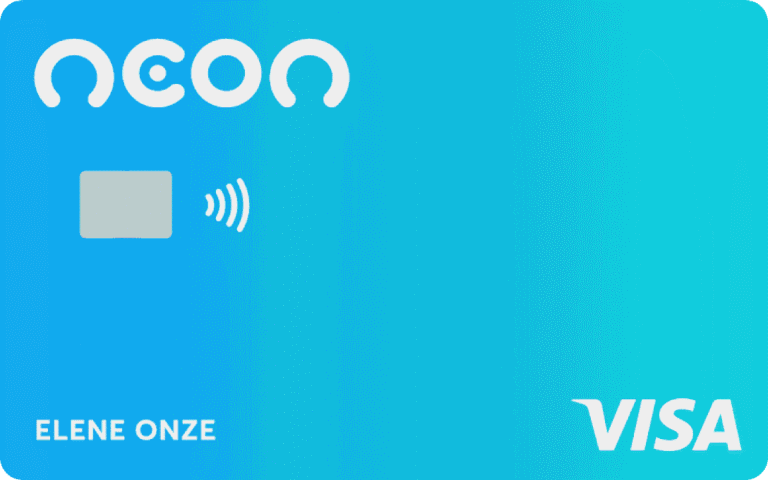 Convite para o cartão Neon