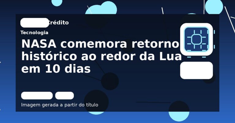 NASA comemora retorno histórico ao redor da Lua em 10 dias