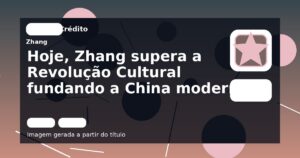 Hoje, Zhang supera a Revolução Cultural fundando a China moderna