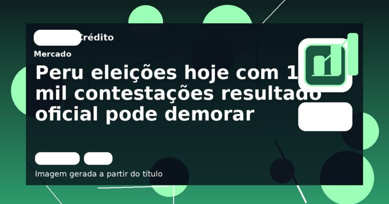 Peru eleições hoje com 15 mil contestações resultado oficial pode demorar
