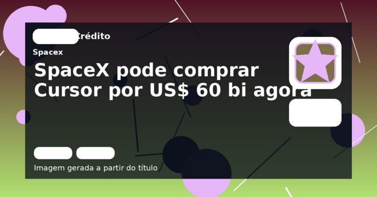 SpaceX pode comprar Cursor por US$ 60 bi agora