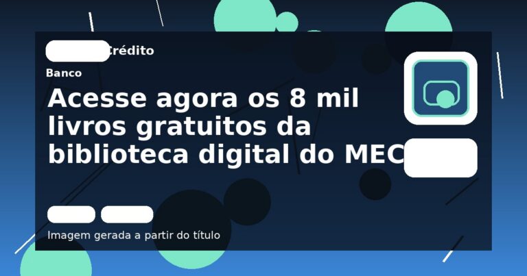 Acesse agora os 8 mil livros gratuitos da biblioteca digital do MEC