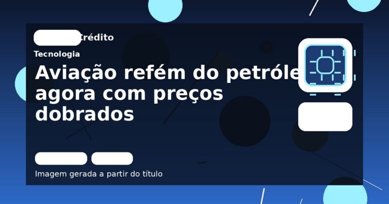 Aviação refém do petróleo agora com preços dobrados