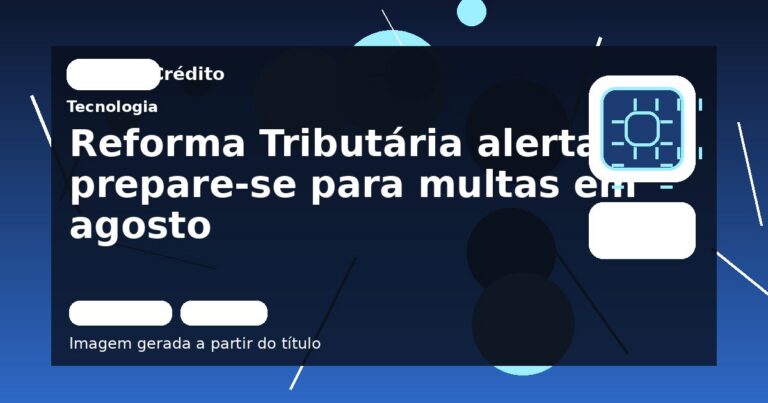Reforma Tributária alerta: prepare-se para multas em agosto