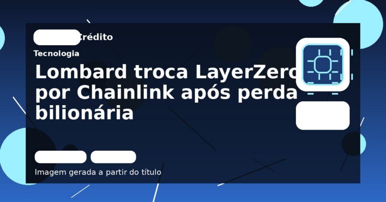Lombard troca LayerZero por Chainlink após perda bilionária