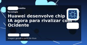 Huawei desenvolve chip de IA agora para rivalizar com Ocidente