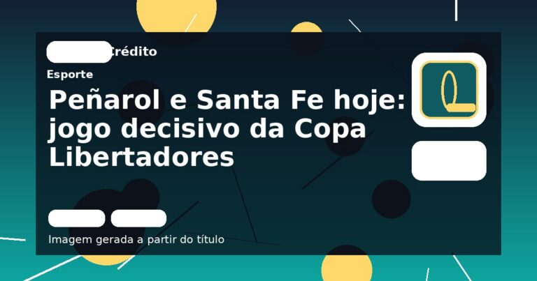 Peñarol e Santa Fe hoje: jogo decisivo da Copa Libertadores