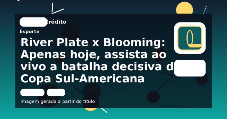 River Plate x Blooming: Apenas hoje, assista ao vivo a batalha decisiva da Copa Sul-Americana