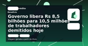 Governo libera Rs 8,5 bilhões para 10,5 milhões de trabalhadores demitidos hoje