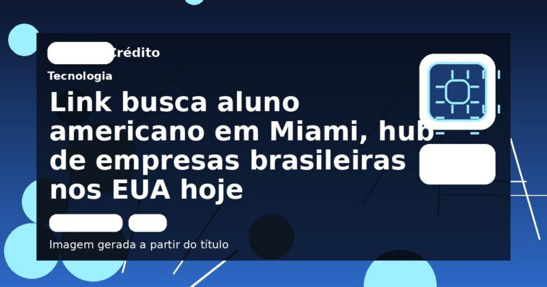 Link busca aluno americano em Miami, hub de empresas brasileiras nos EUA hoje