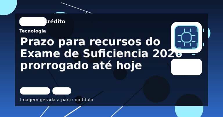 Prazo para recursos do Exame de Suficiencia 2026 prorrogado até hoje