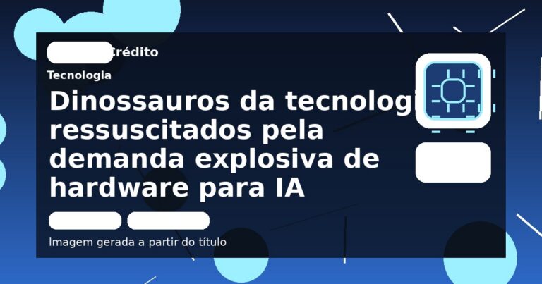 Dinossauros da tecnologia ressuscitados pela demanda explosiva de hardware para IA
