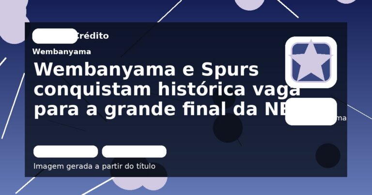 Wembanyama e Spurs conquistam histórica vaga para a grande final da NBA