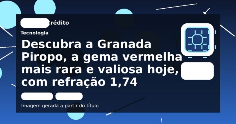 Descubra a Granada Piropo, a gema vermelha mais rara e valiosa hoje, com refração 1,74