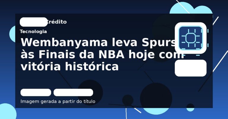 Wembanyama leva Spurs às Finais da NBA hoje com vitória histórica