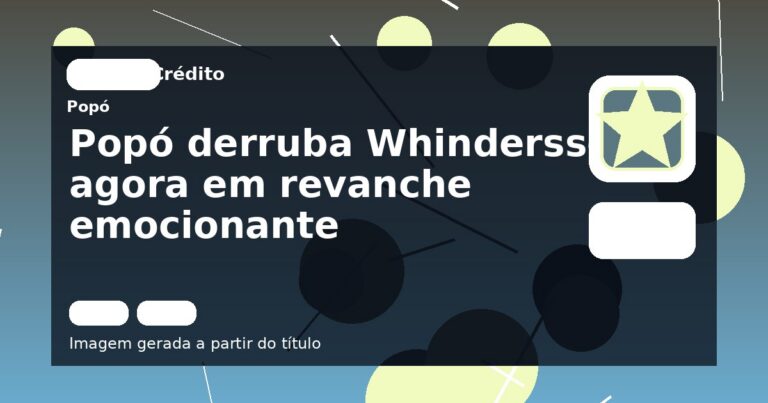 Popó derruba Whindersson agora em revanche emocionante