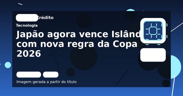 Japão agora vence Islândia com nova regra da Copa 2026