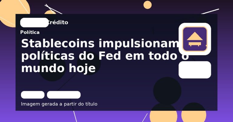 Stablecoins impulsionam políticas do Fed em todo o mundo hoje
