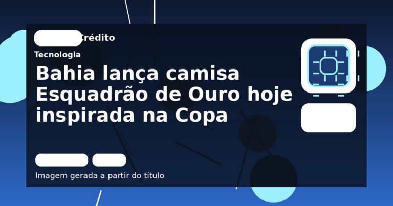 Bahia lança camisa Esquadrão de Ouro hoje inspirada na Copa