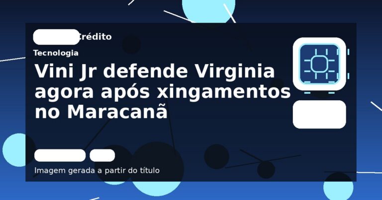 Vini Jr defende Virginia agora após xingamentos no Maracanã