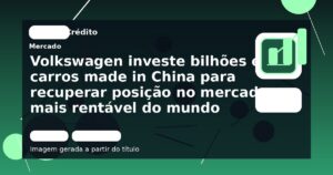Volkswagen investe bilhões em carros made in China para recuperar posição no mercado mais rentável do mundo