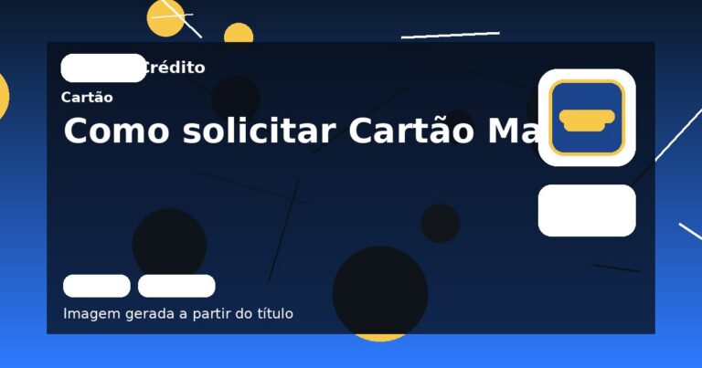 Como solicitar Cartão Mais